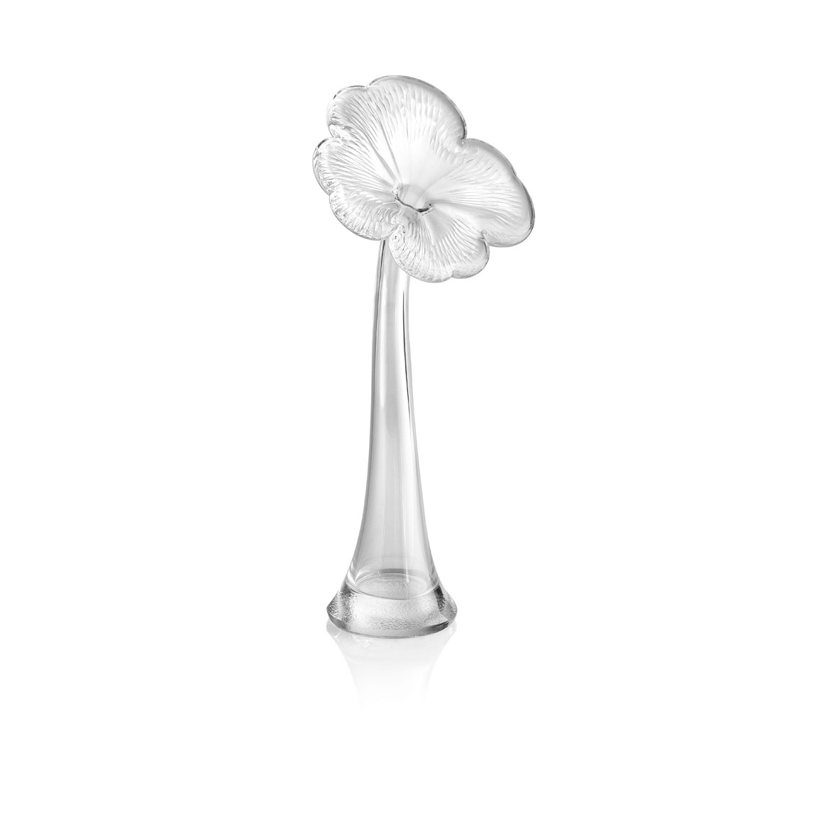 ONE BUDVASE FOUR-LEAF CLOVER SHAPE CLEAR  