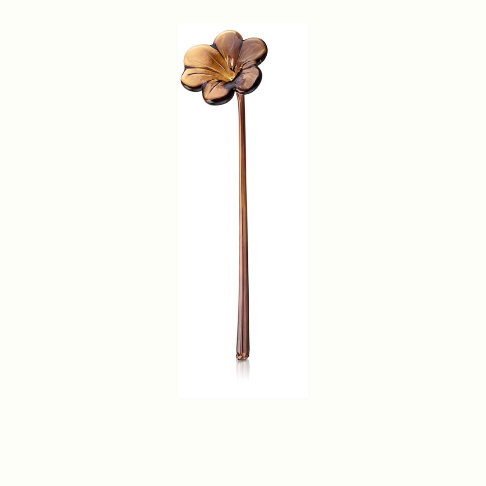 MON AMOUR GLASS FLOWER COFFEE BROWN