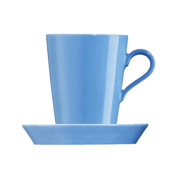 Tric Mug /saucer Blue