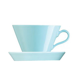 Tric Coffee cup/saucer Light Blue