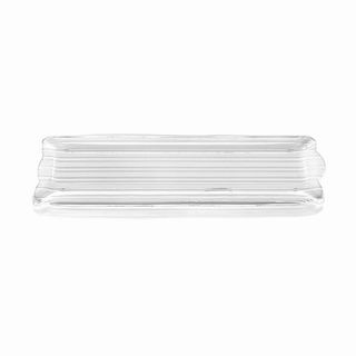 METROPOLIS RECTANGULAR PLATTER CLEAR