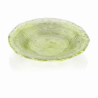 Multicolor Soup plate Green 
