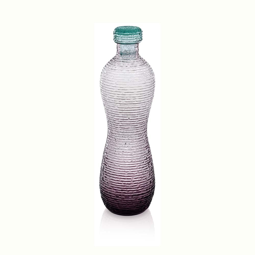 MULTICOLOR  BOTTLE AMETHYST TURQUOISE STOPPER