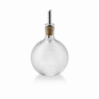Wave Oil bottle w/lid clear
