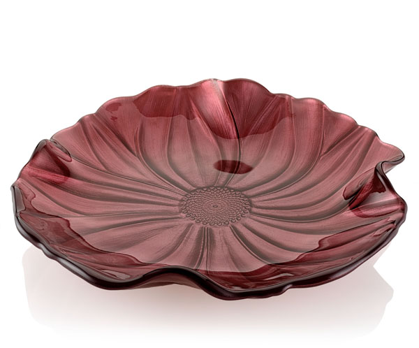 MAGNOLIA PLATE RED DECO.