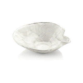 Natural bowl pearl white 19cm