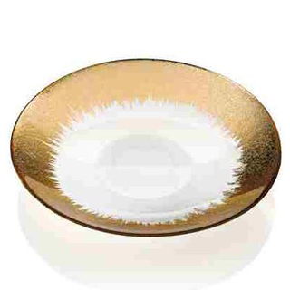 ORIZZONTE CENTREPIECE CLEAR GOLD DECORATION