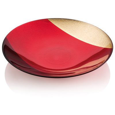 PASHA CENTERPIECE CM.41 RED/GOLD DECORATION