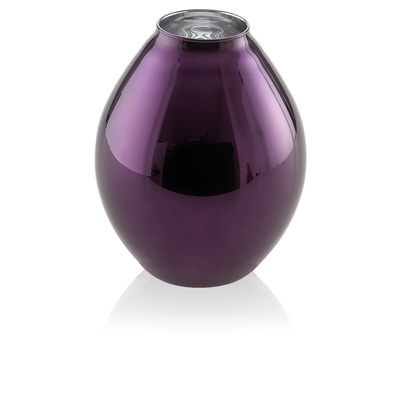 REFLEX VASE H.21 CM. FUCHSIA DECORATION