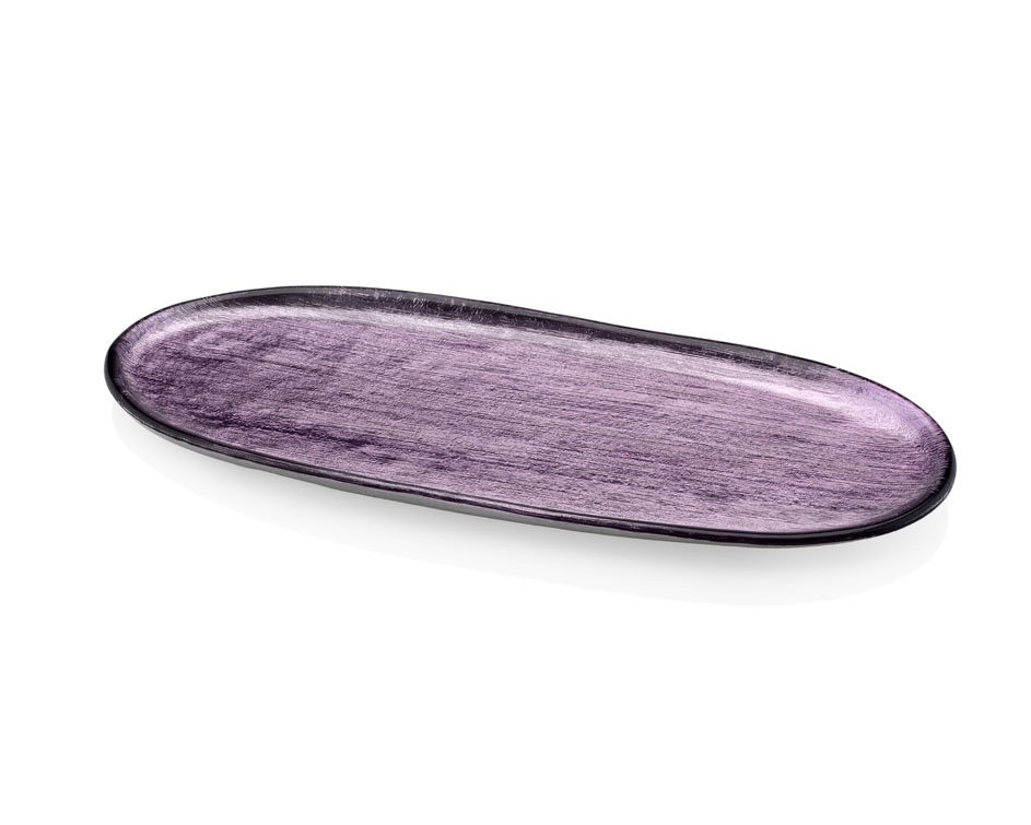 BOMBAY OVAL PLATTER AMETHYST DECORATION
