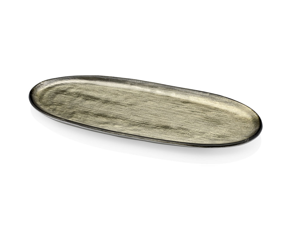 BOMBAY OVAL PLATTER BEIGE DECORATION