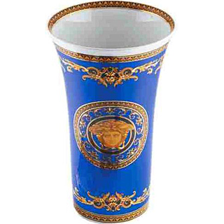 Medusa Blue Vase 34cm