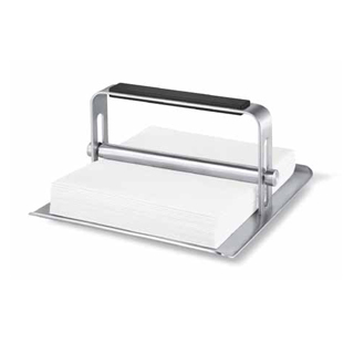 \"PURITO\" serviette holder, 7.9 x 7.9, h.3.9 inch.