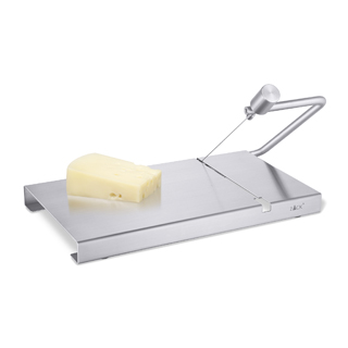 \"ALLEGRO\" cheese slicer with board, 9.8 x 5.1 inch