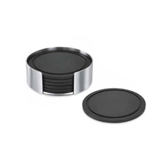 /6 \"VETRO\" coaster with holder, set/6