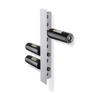 \"SCUDO\" wine bottle holder, wall mounted,