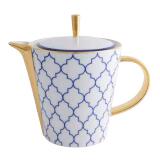 Quatrefoil Modern Teapot Large