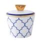 Quatrefoil Modern Sugar Bowl