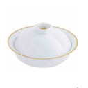 Ruyi Bowl Lid Full Gold Inside the Knob 