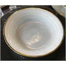 Ruyi Bowl - Gold Rim