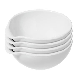Jensen kitchen bowl 0.1L/4pcs.white