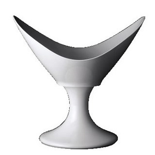 Dish 19 cm footed