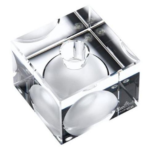 Block Glas 3\" Square Candleholder