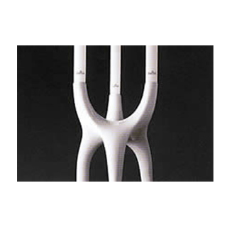 Candleholder, Footed, Three Arm 9 inch