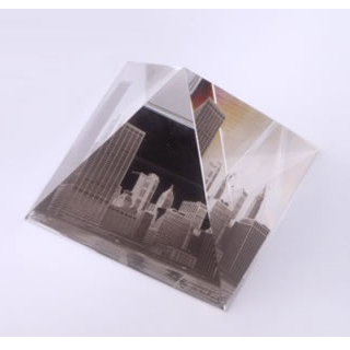 Warhol by Rosenthal Empire Pyramid New York Paperweight 