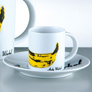 Andy Warhol by Rosenthal Best of Banana Espresso Cup and Saucer