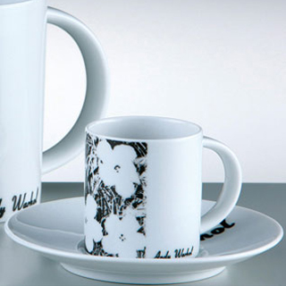 Andy Warhol by Rosenthal Best of Flowers Espresso Cup and Saucer