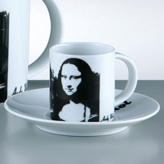 Best of Mona Lisa Espresso Cup and Saucer