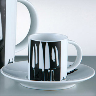 Best of Knives Espresso Cup and Saucer