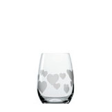 Tumbler satin heart